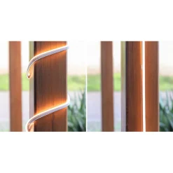 SimpLED Outdoor Stripe Set 3m Warmweiss12W 230/24V DC Weiss Kst
