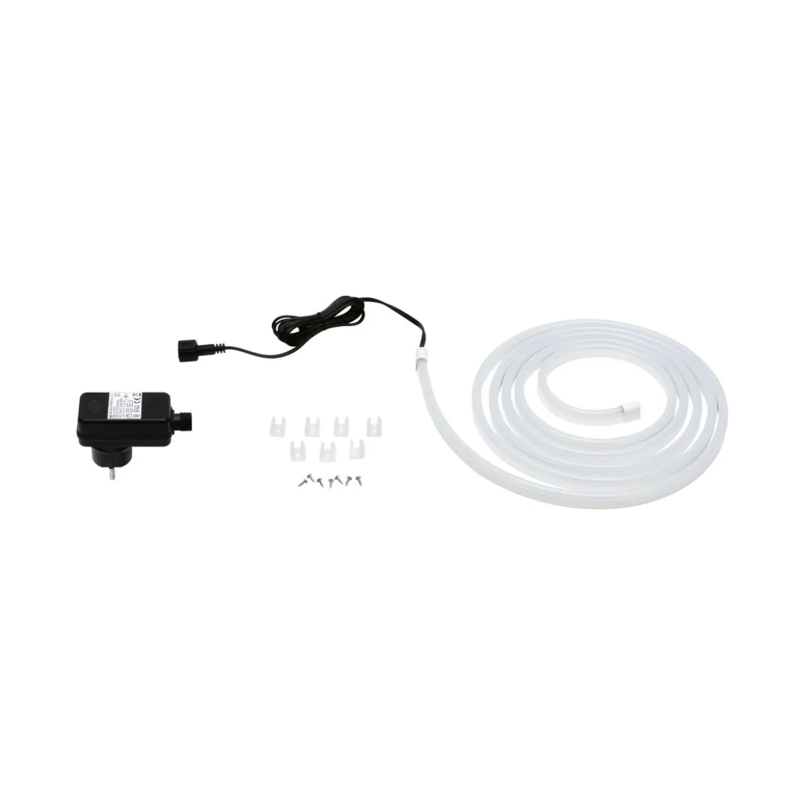 SimpLED Outdoor Stripe Set 3m Warmweiss12W 230/24V DC Weiss Kst