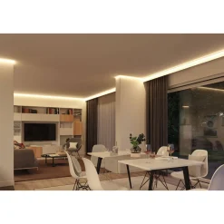 SimpLED Stripe Set 10m RGB Zigbee230/12V DC Weiss Metall Kst