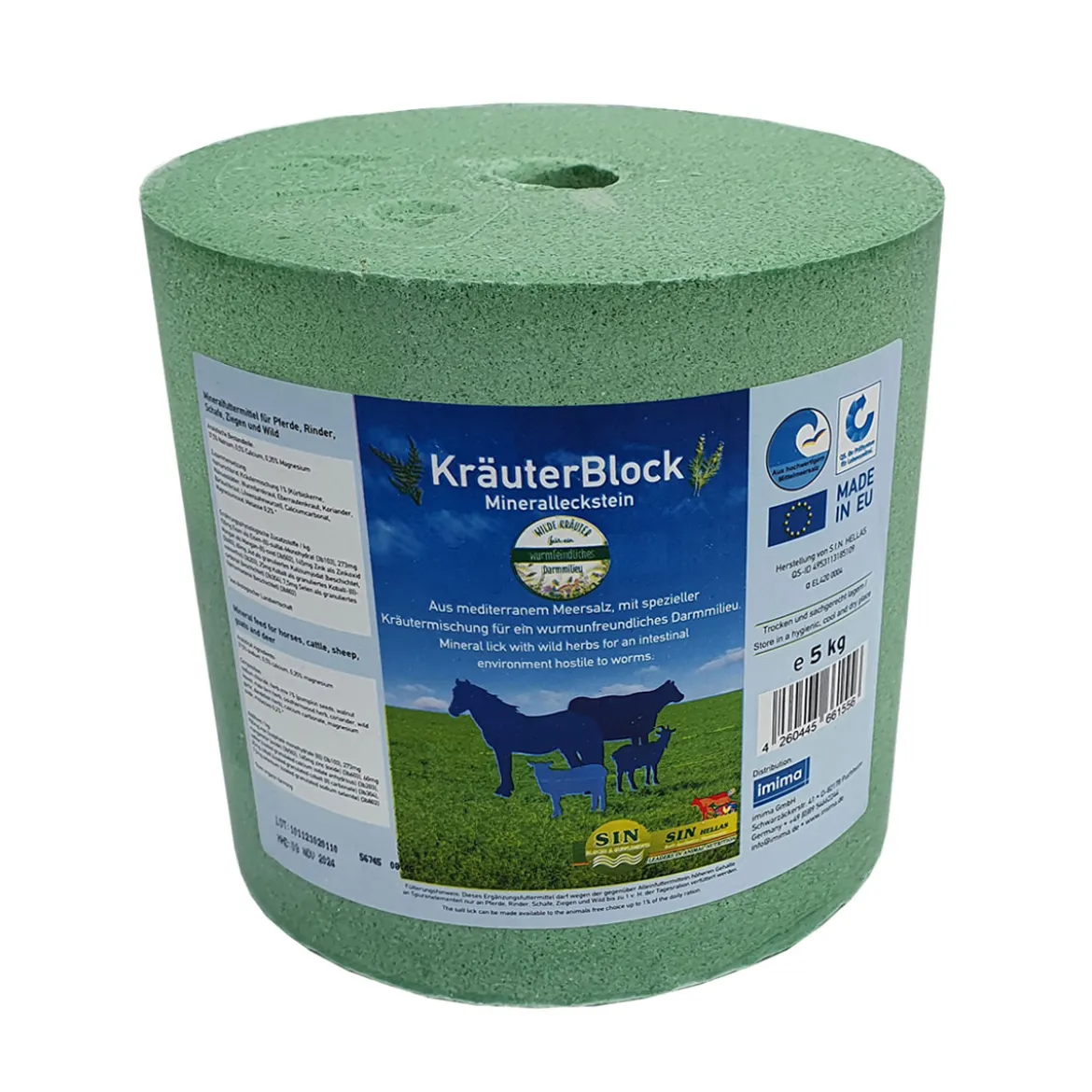 SIN Hellas Kräuterblock 5 kg Mineralleckstein