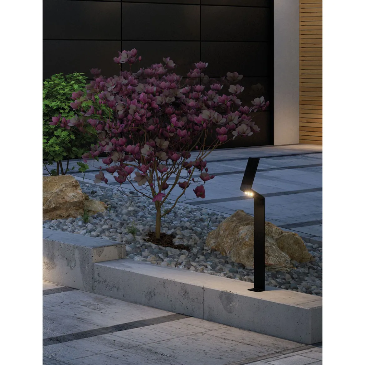 Solar Pollerleuchte Ilias BWM AnthrazitIP44 3000K 100lm