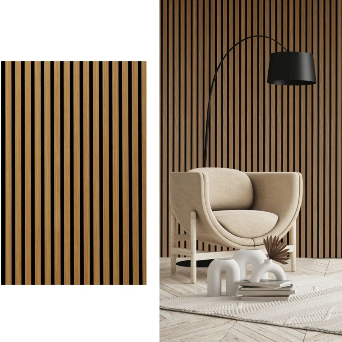 Sonido Elements Akustikpaneel Oiled oak1200x560x18mm FSC