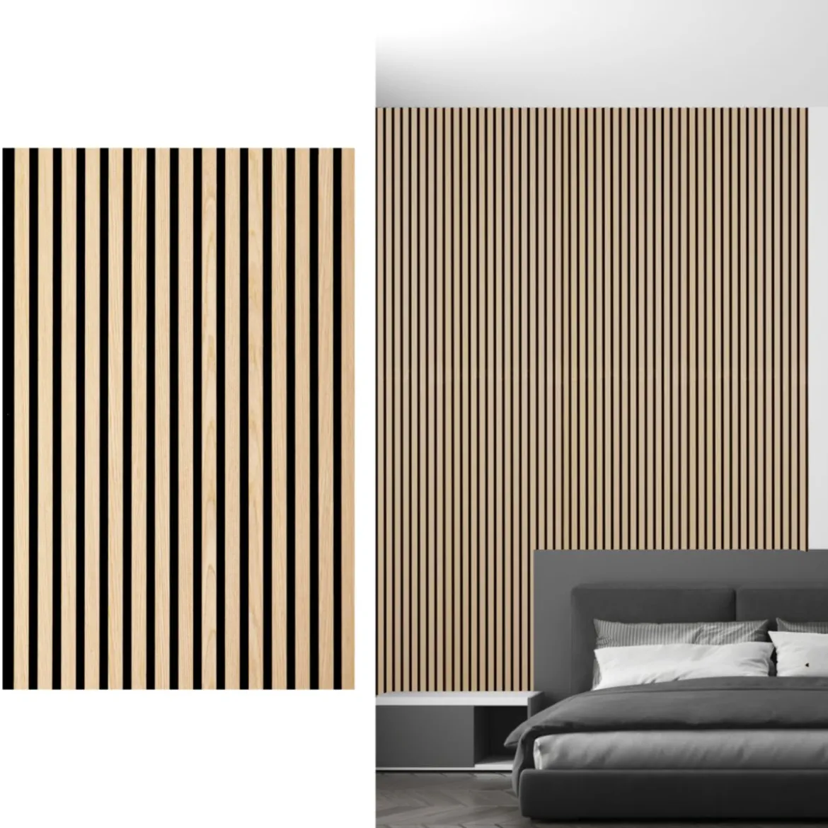 Sonido Elements Akustikpaneel Light oak1200x560x18mm FSC
