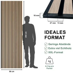 Sonido Elements FSC New Light oak2440x560x18mm FSC