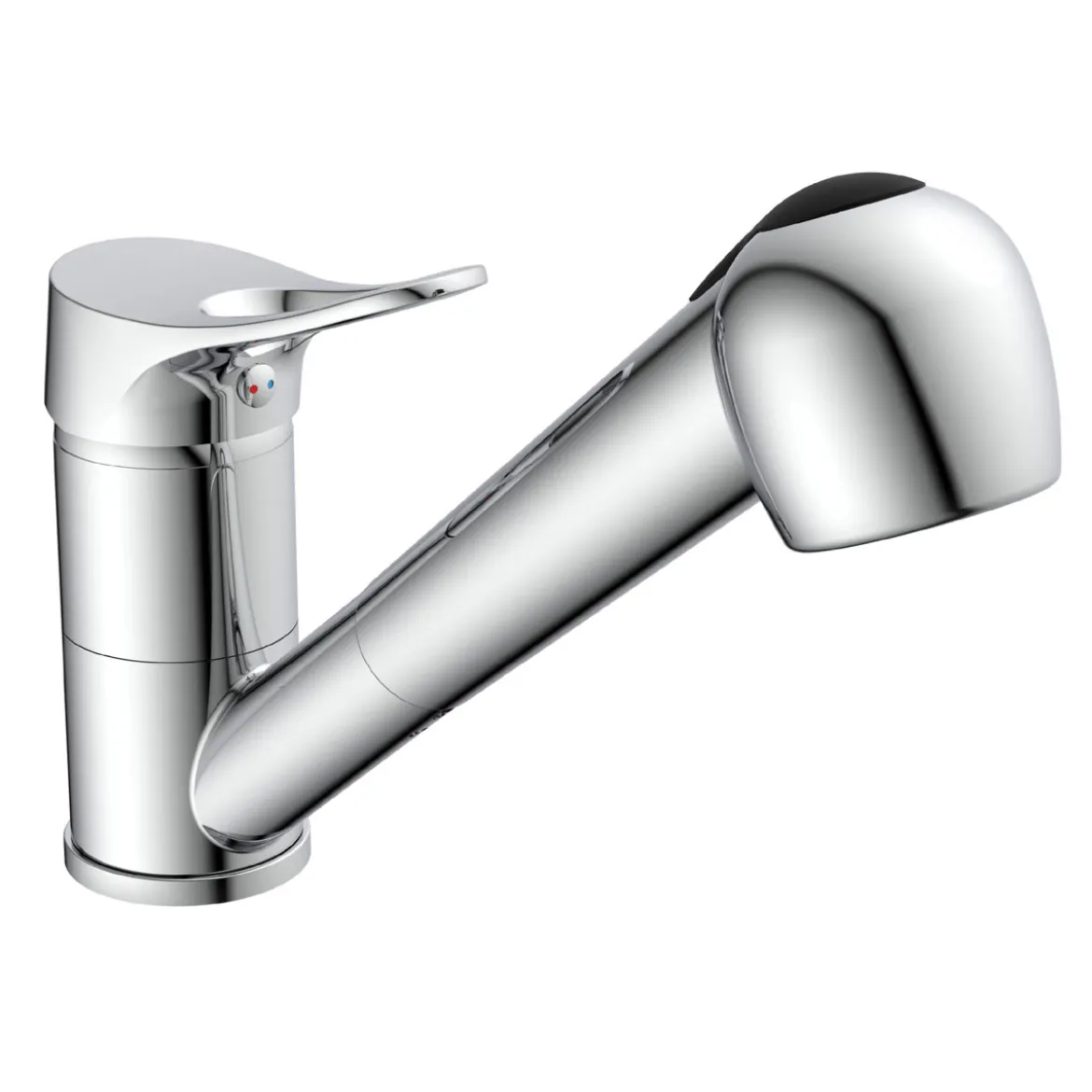 SP-Armatur Verona chrom mit Geschirr-Brause 2S Kartusche mit keram.Dichtungen