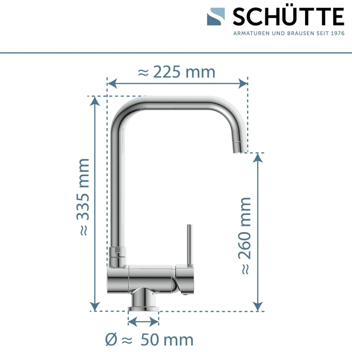 SP-Armatur Window chrom schwenkbar Cold-Start u. Unterfenstermontage umklappbar