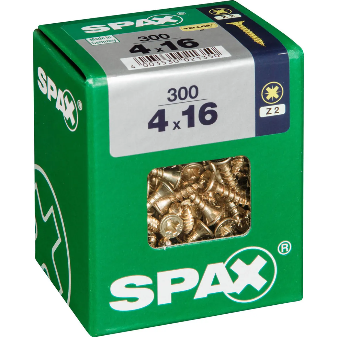 Spax Universalschrauben Yellox Senkkopf 4 x 16 L 300 Stück