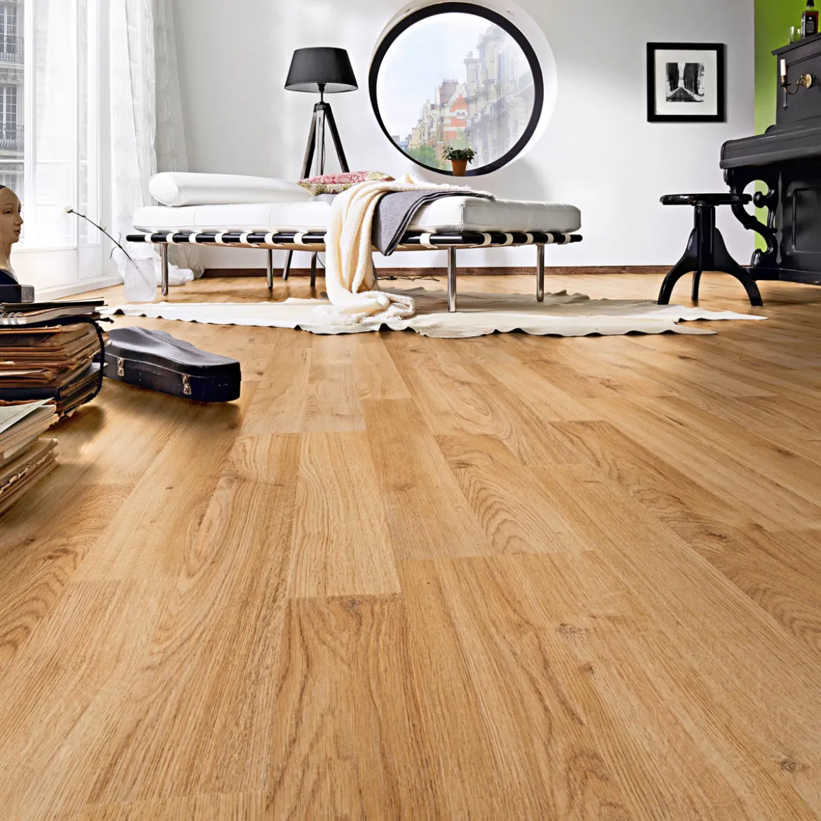 Specht Laminatboden Classic Bergmanns Eiche natur 138 x 19,3 cm