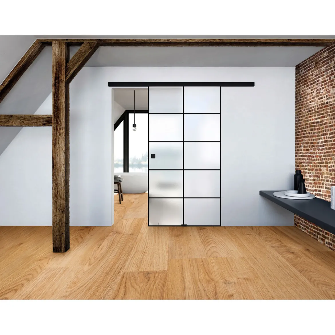 Specht Laminatboden Classic Bergmanns Eiche natur 138 x 19,3 cm
