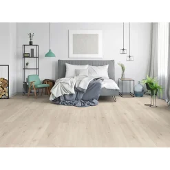 Specht Landhausdiele Deluxe AQUA Eiche weiß 128,5 x 19,2 cm