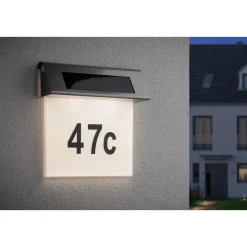 Special Solar Hausnummernleuchte 0,2WEdelst./Weiss Edelstahl/Acryl IP44