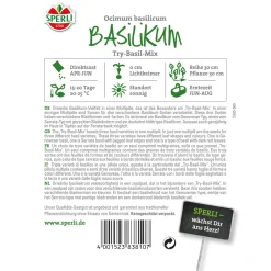 Sperli Basilikum Simply Herb Try-Basil-Mix