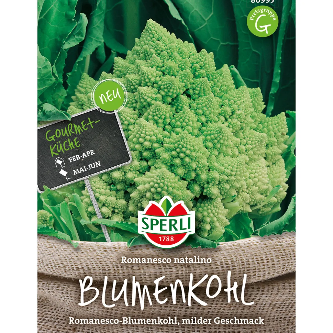 Sperli Blumenkohl Romanesco natalino