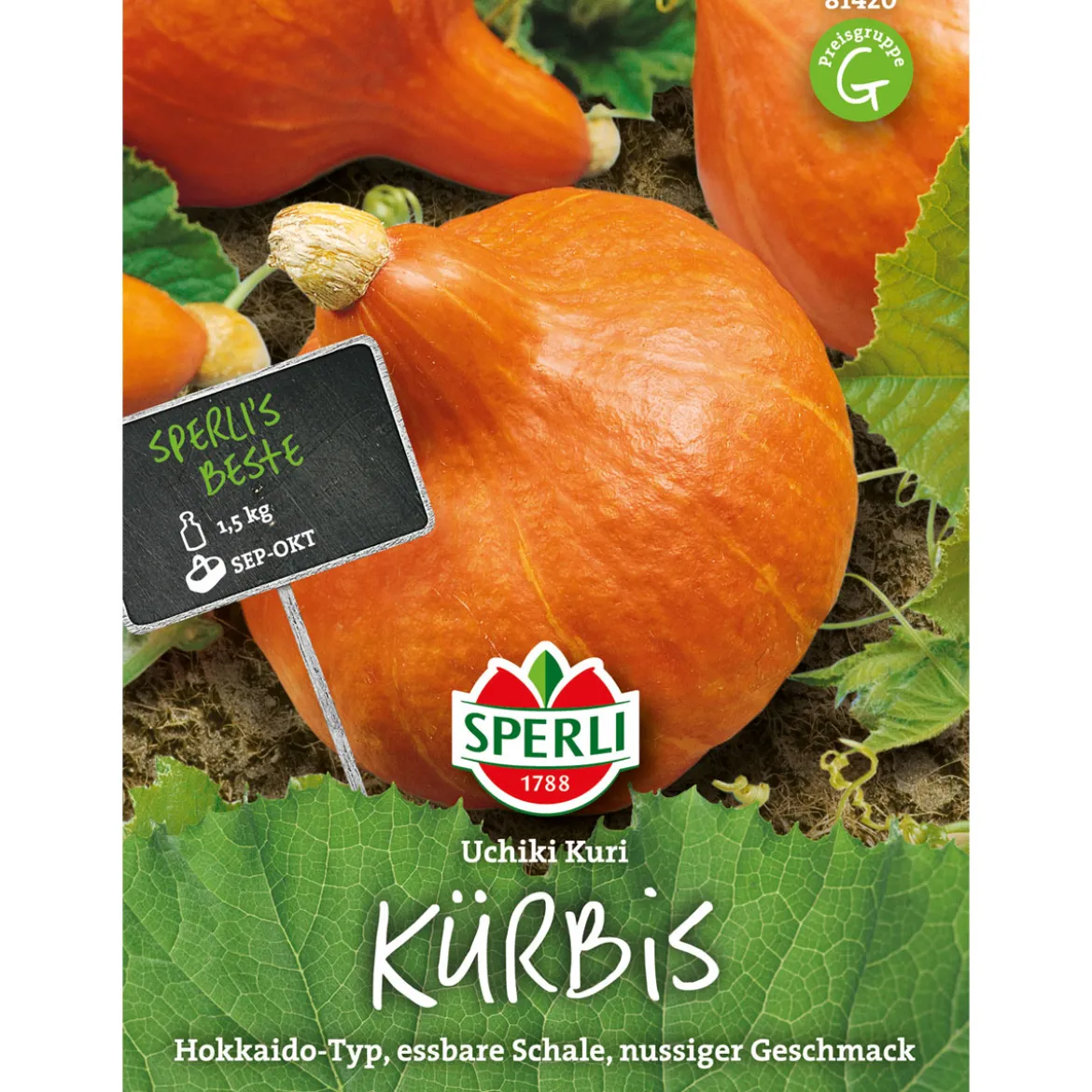 Sperli Kürbis Uchiki Kuri