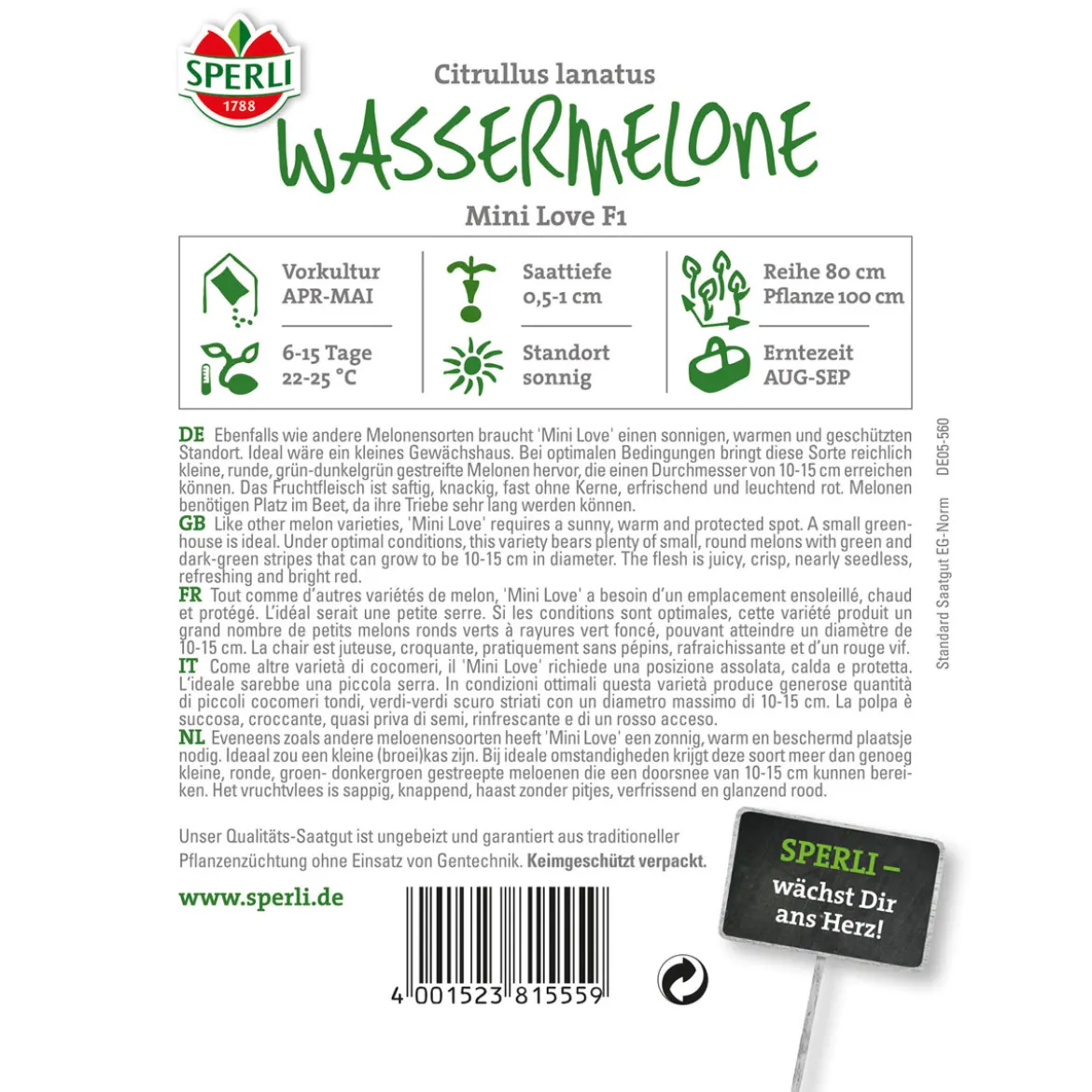 Sperli Wassermelone Mini Love