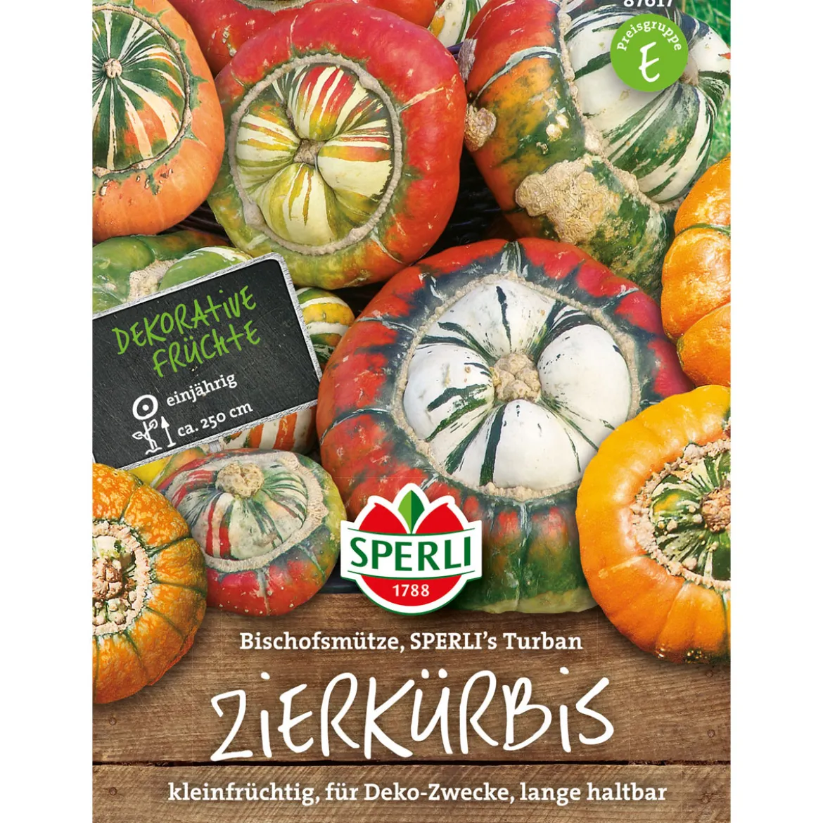 Sperli Zierkürbis Bischofsmütze