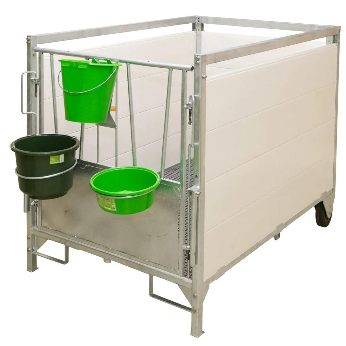 Stall- und Baueimer Durchmesser 33 cm 12 L olivgrün
