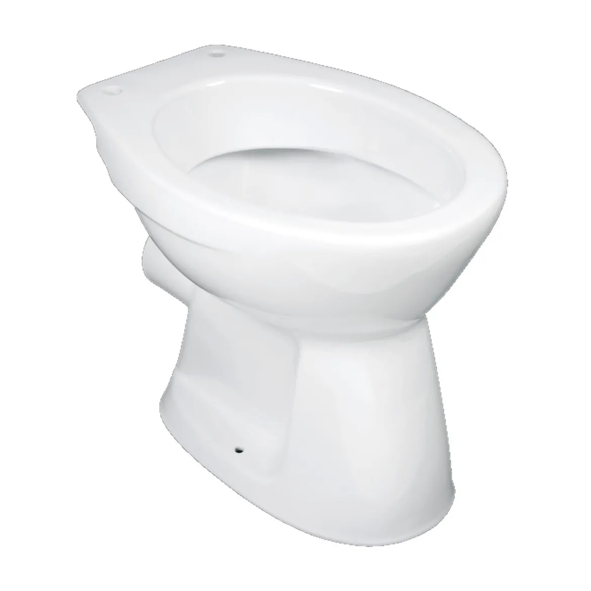 Stand-WC Uni Flachspüler weiß