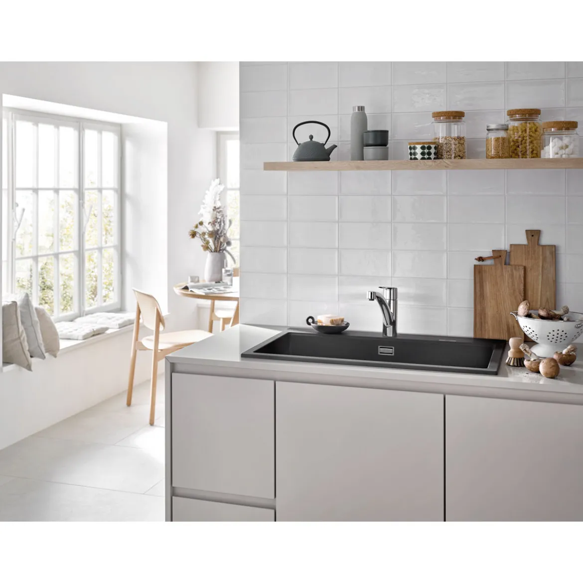 Start SP-Armatur Messing chromschwenkbar, Grohe Zero-Technologie
