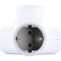 Steckdosen Y-Verteiler 3x Strom+2x USB1.4m