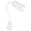 Steckerleuchte Robby, exkl. 1x GU10 25WMetall weiss matt BxH: 55x430mm