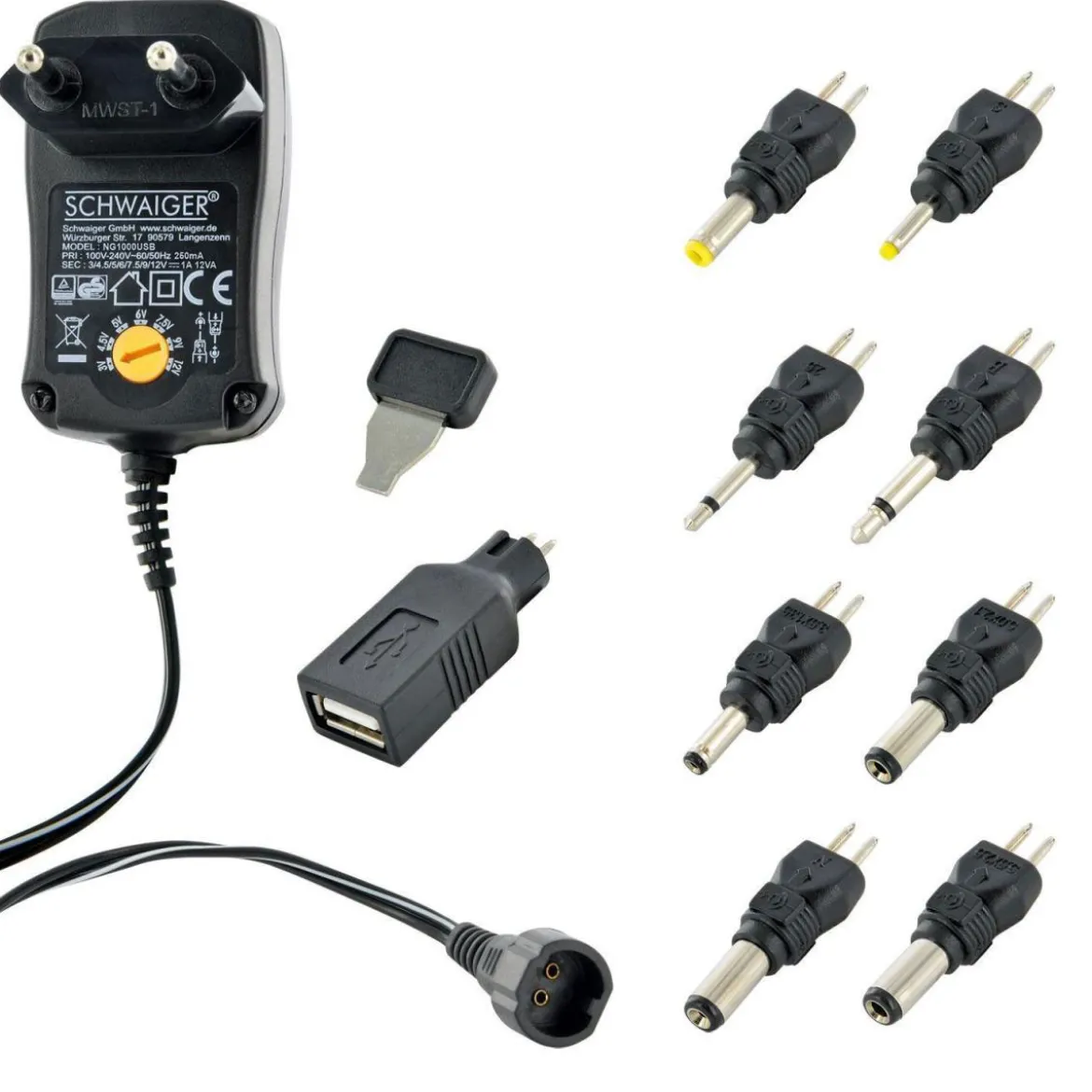 STECKER-NETZGERAET 1000MA