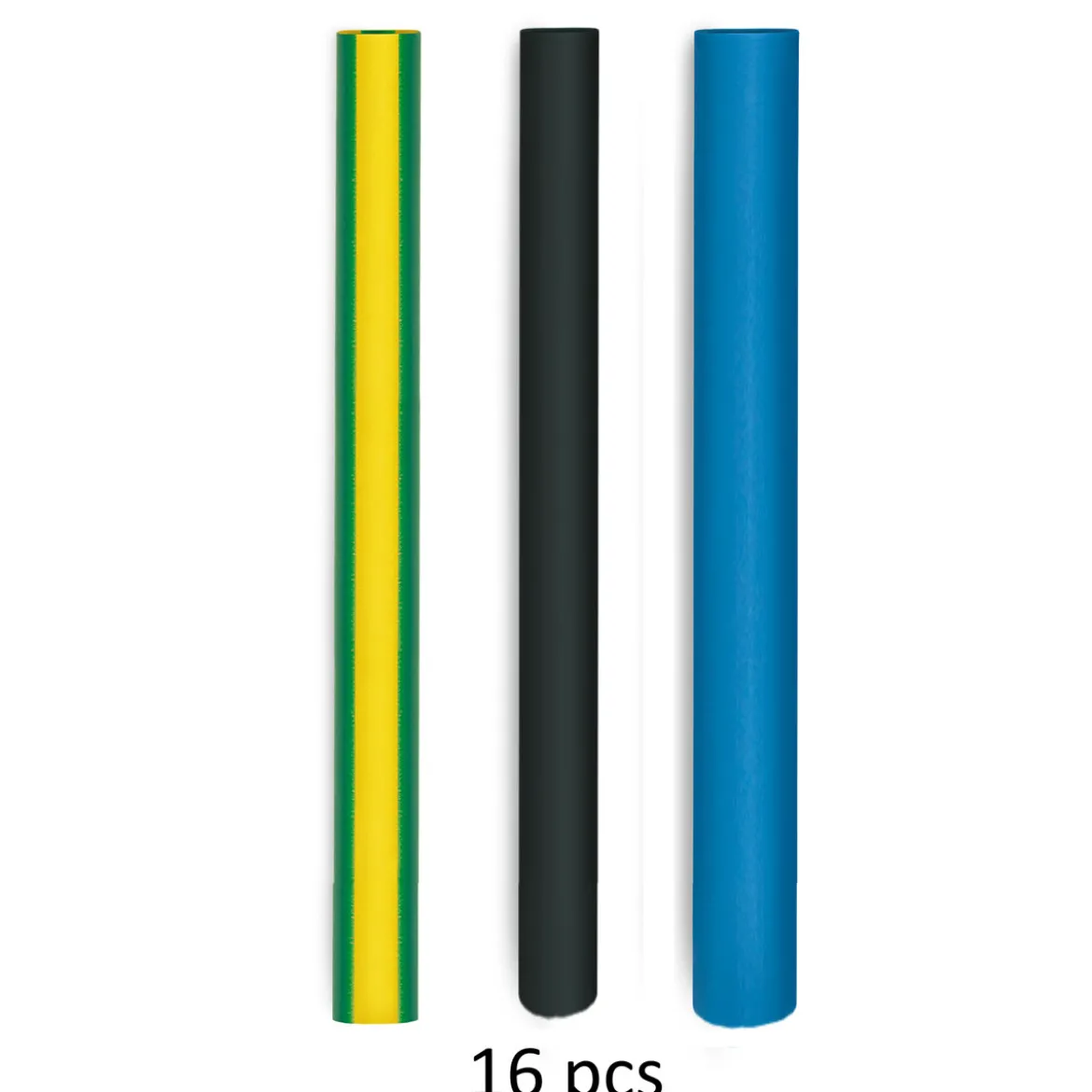 SteinelSchrumpfschlauch-Set Durchmesser 3,2 – 9,5 mm 16 Stück