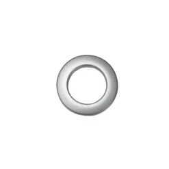 Stoffoese 46/28 mm silber matt 10er