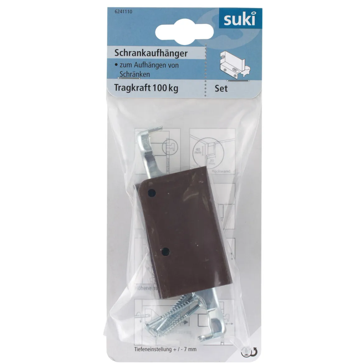 Suki Schrankaufhänger braun