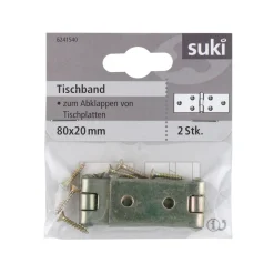 Suki Tischband verzinkt 8 x 2 cm 2 Stück