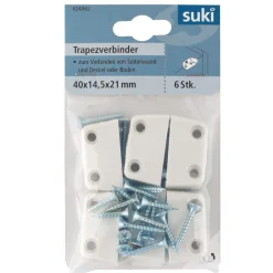 Suki Trapezverbinder weiß 6 Stück