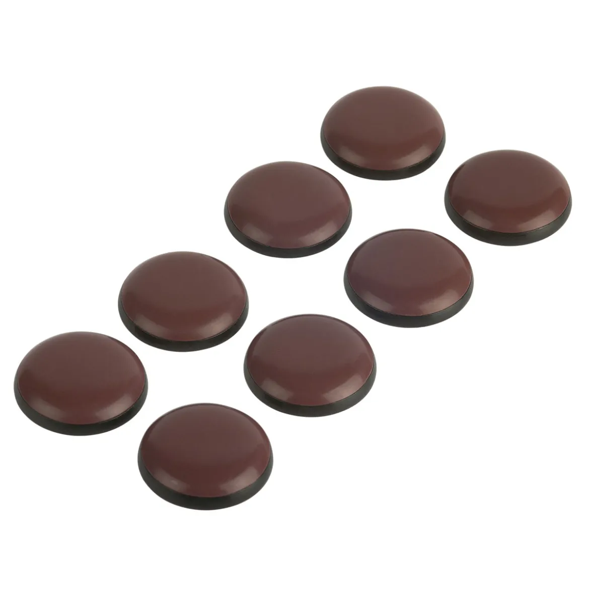 Suki Universalgleiter Easy Glider klebend Durchmesser 2,5 cm braun 8 Stück