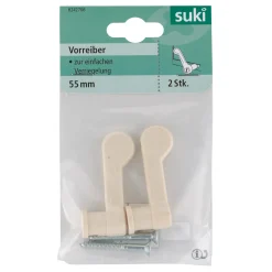 Suki Vorreiber 5,5 cm creme 2 Stück