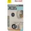 Suki Magnet Neodym mit Senkbohrung Ø 22 x 4 mm, gummiert, schwarz