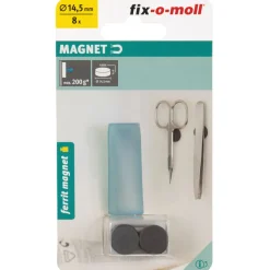 Suki Magnetscheibe Ferrit Ø 14,5 x 4 mm, schwarz