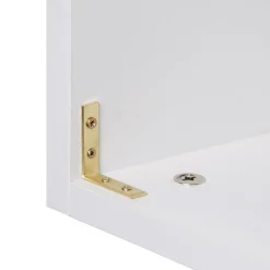Suki Möbelwinkel vermessingt kantig 2 mm 4 Stück