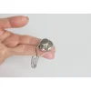 Suki Topfmagnet Neodym Ø 25 mm, mit drehbarem Haken 50 mm, silber