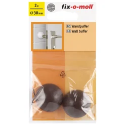 Suki Wandpuffer-Set klebend 3 cm braun 2 Stück