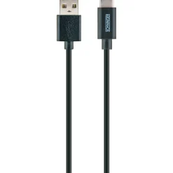 Sync u. Ladekabel Typ C auf A 2,0mschwarz