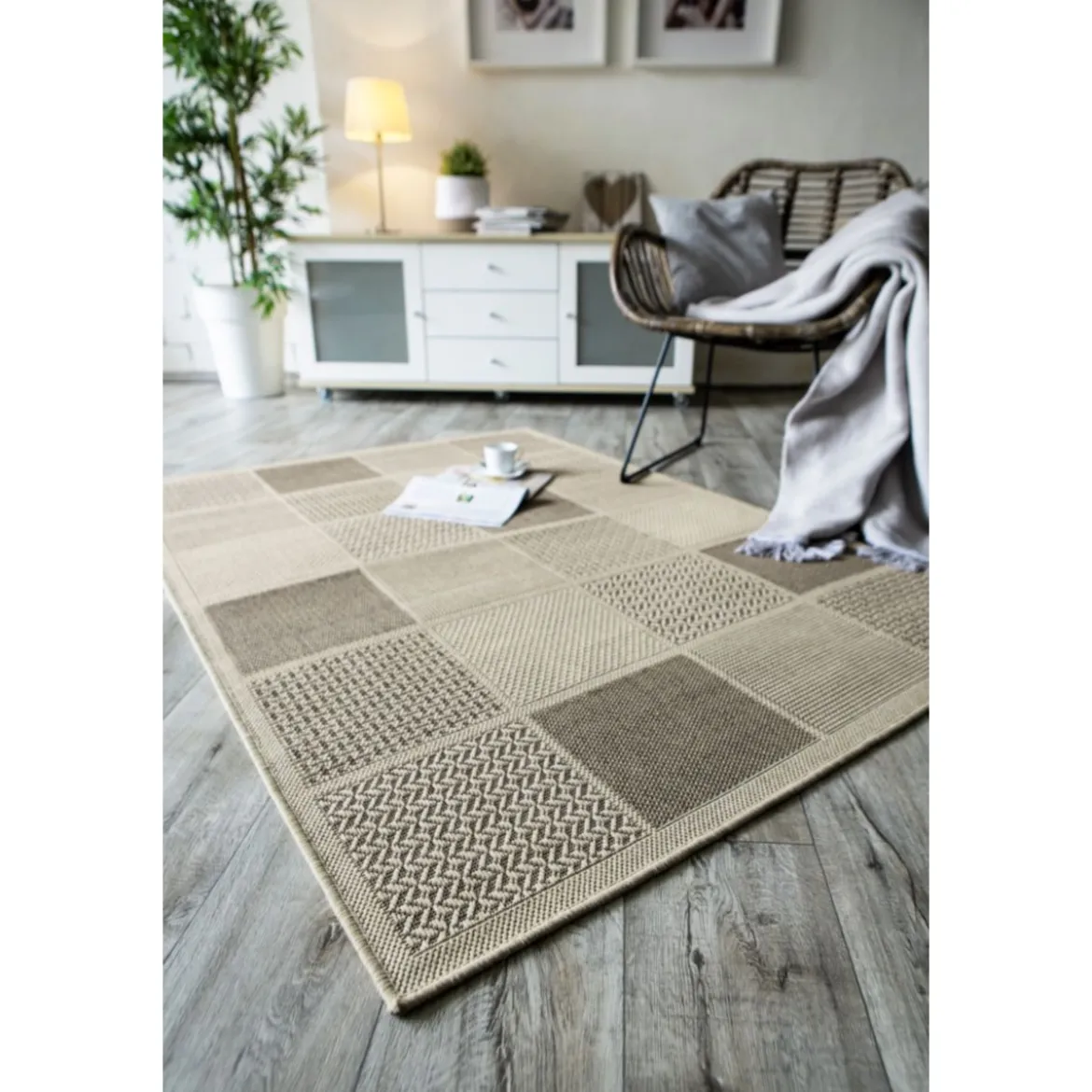 Teppich Utah 57x110cm beige