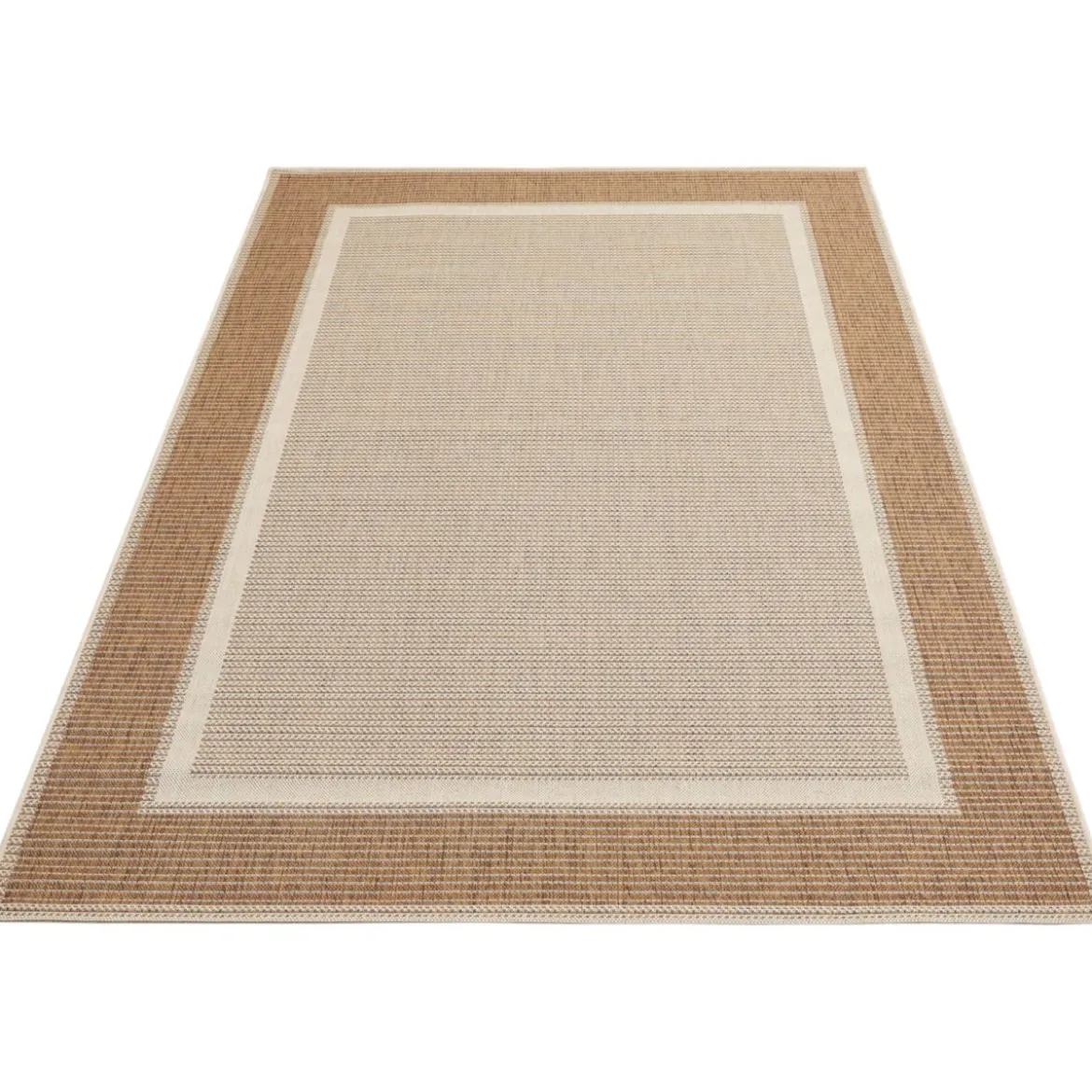 Teppich Arizona 160x230cm Borduere beige1969-01