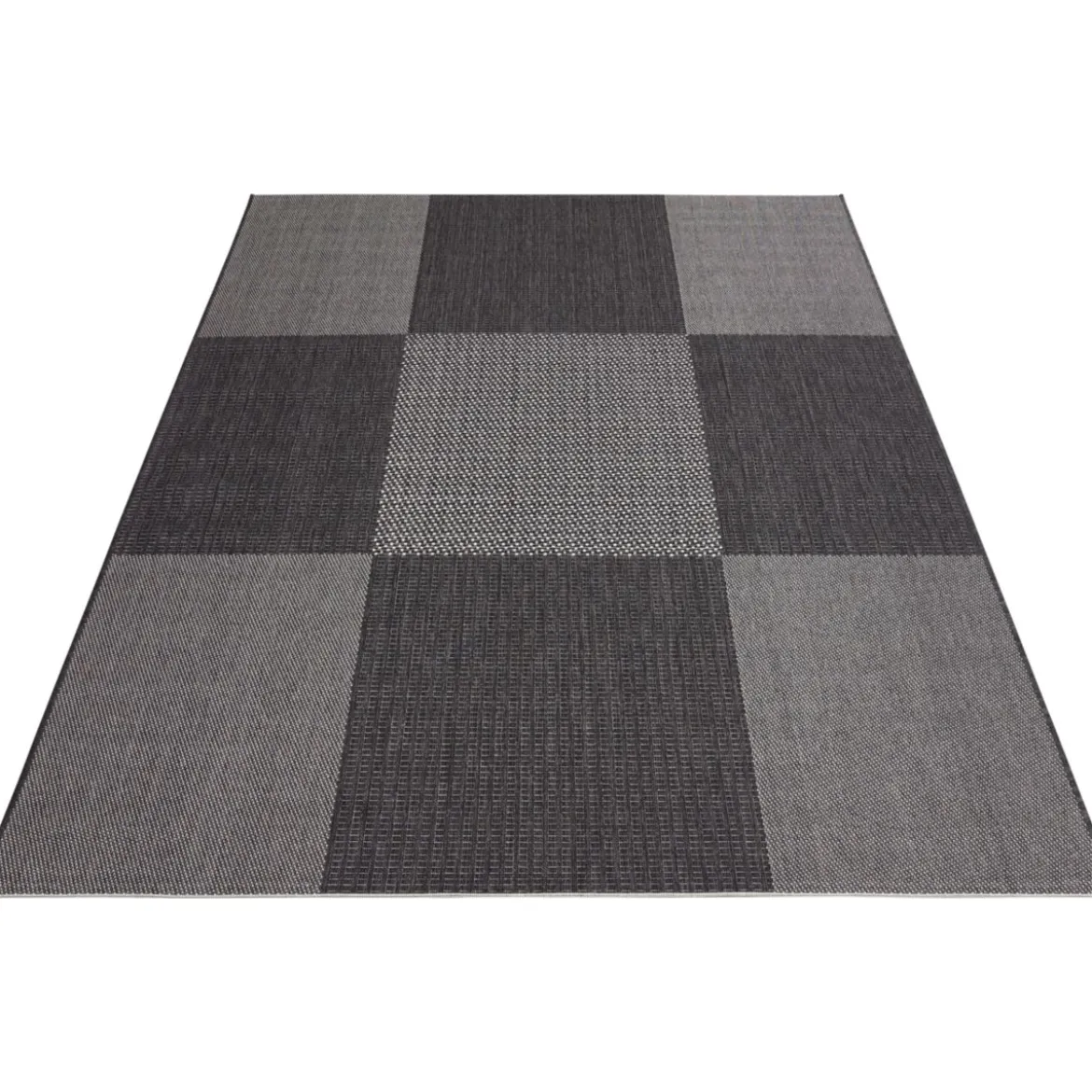 Teppich Arizona 133x190cm kariertanthrazit 972-81