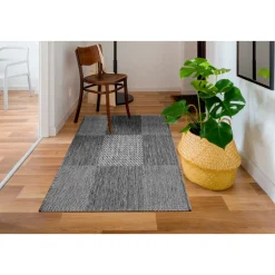 Teppich Arizona 67x140cm kariertanthrazit 972-81