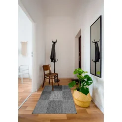 Teppich Arizona 67x140cm kariertanthrazit 972-81