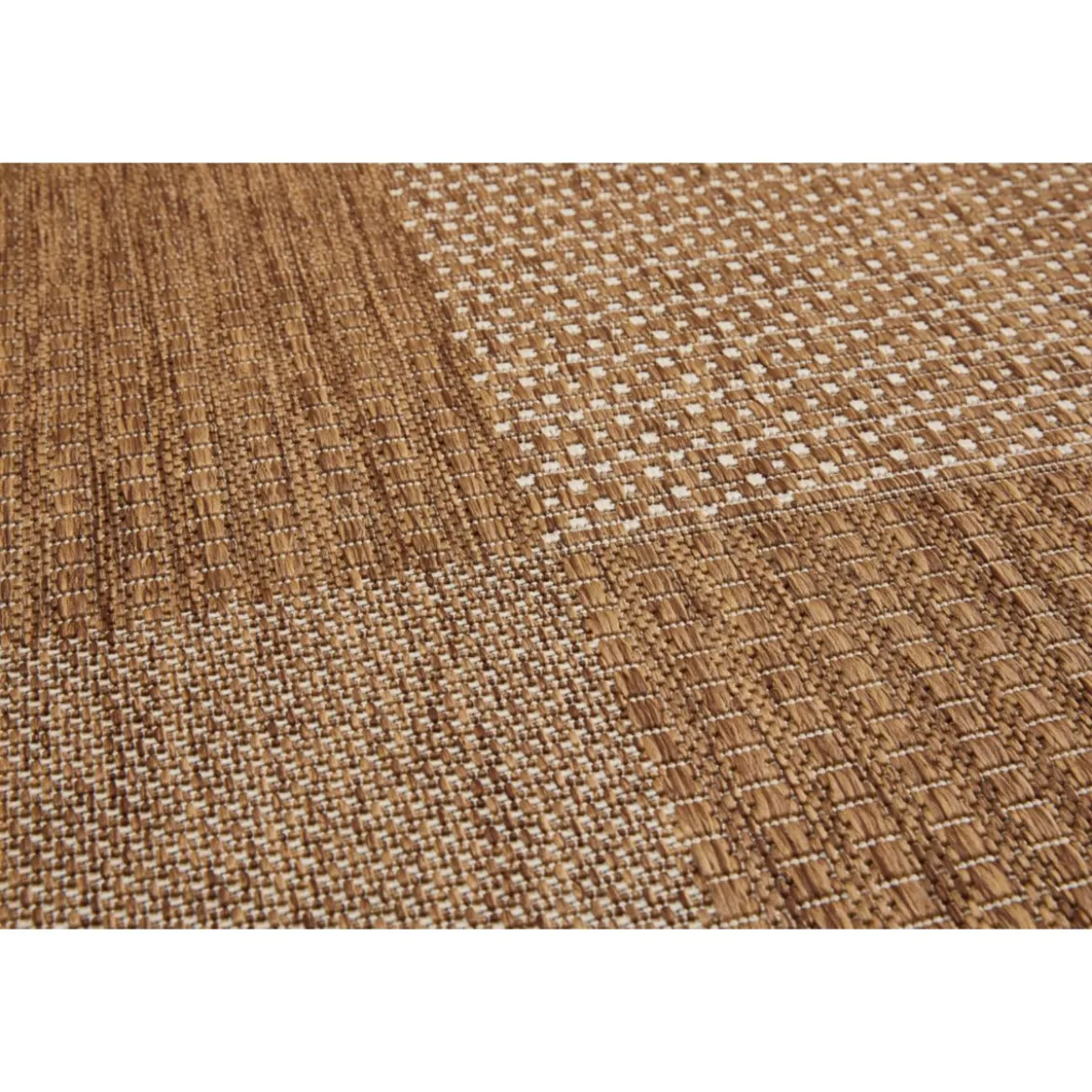 Teppich Arizona 160x230cm kariert beigebraun 972-10
