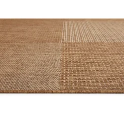 Teppich Arizona 160x230cm kariert beigebraun 972-10