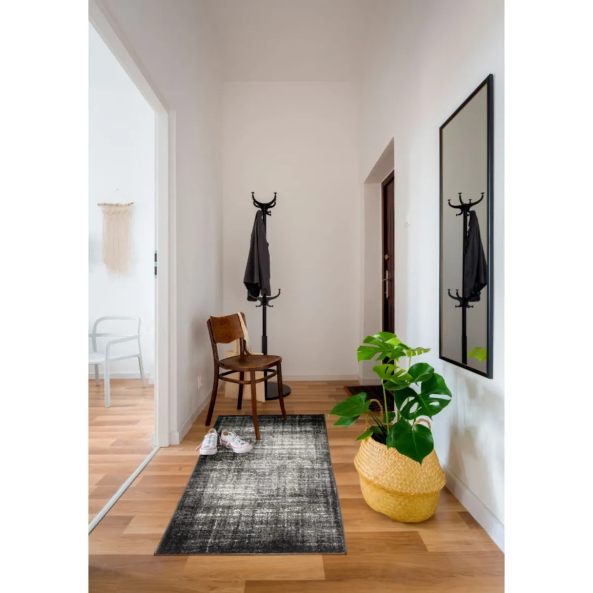 Teppich Campos 67x140cm grau
