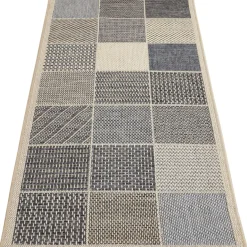 Teppich Clyde 80x200cm beige-blau
