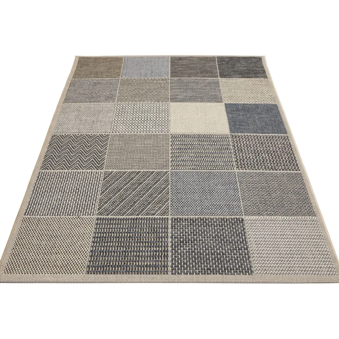 Teppich Clyde 160x230cm beige-blau
