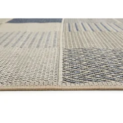 Teppich Clyde 120x170cm beige-blau